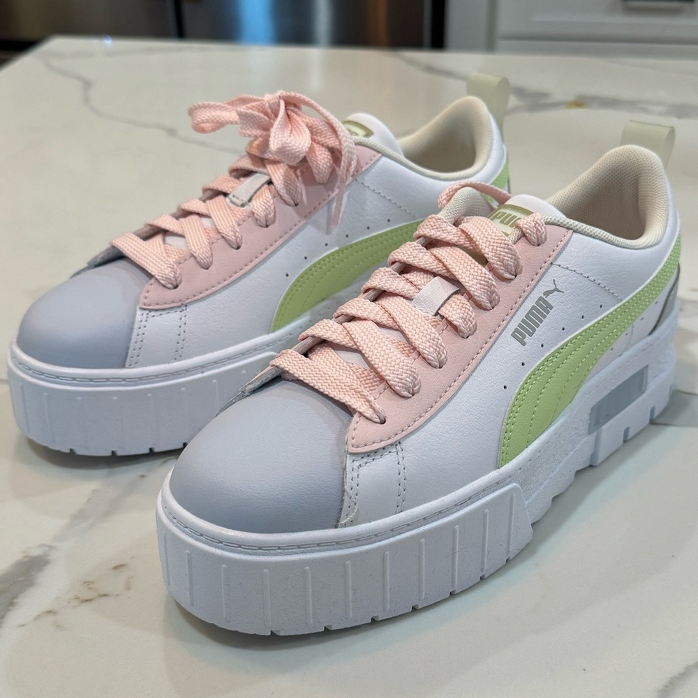 Puma Sneakers! Pastel platform shoes